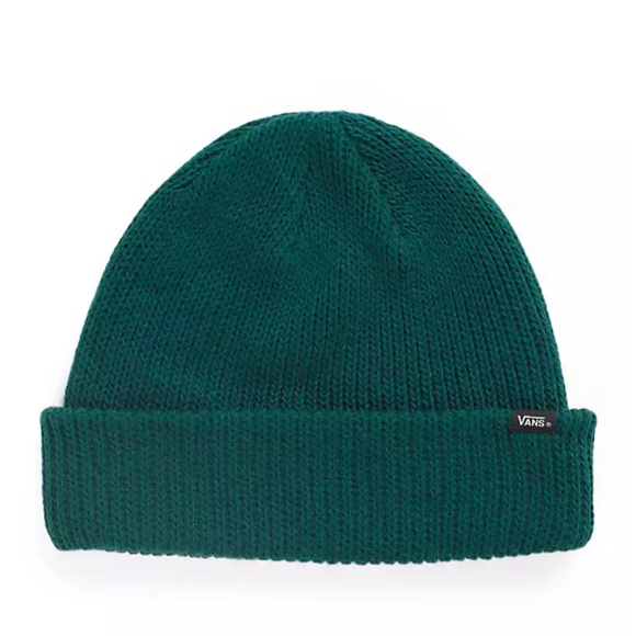 VANS Men's Core Basics Beanie Green Hat One Size Acrylic VN000K9YBKS - Picture 2 of 5